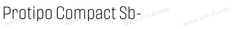 Protipo Compact Sb字体转换